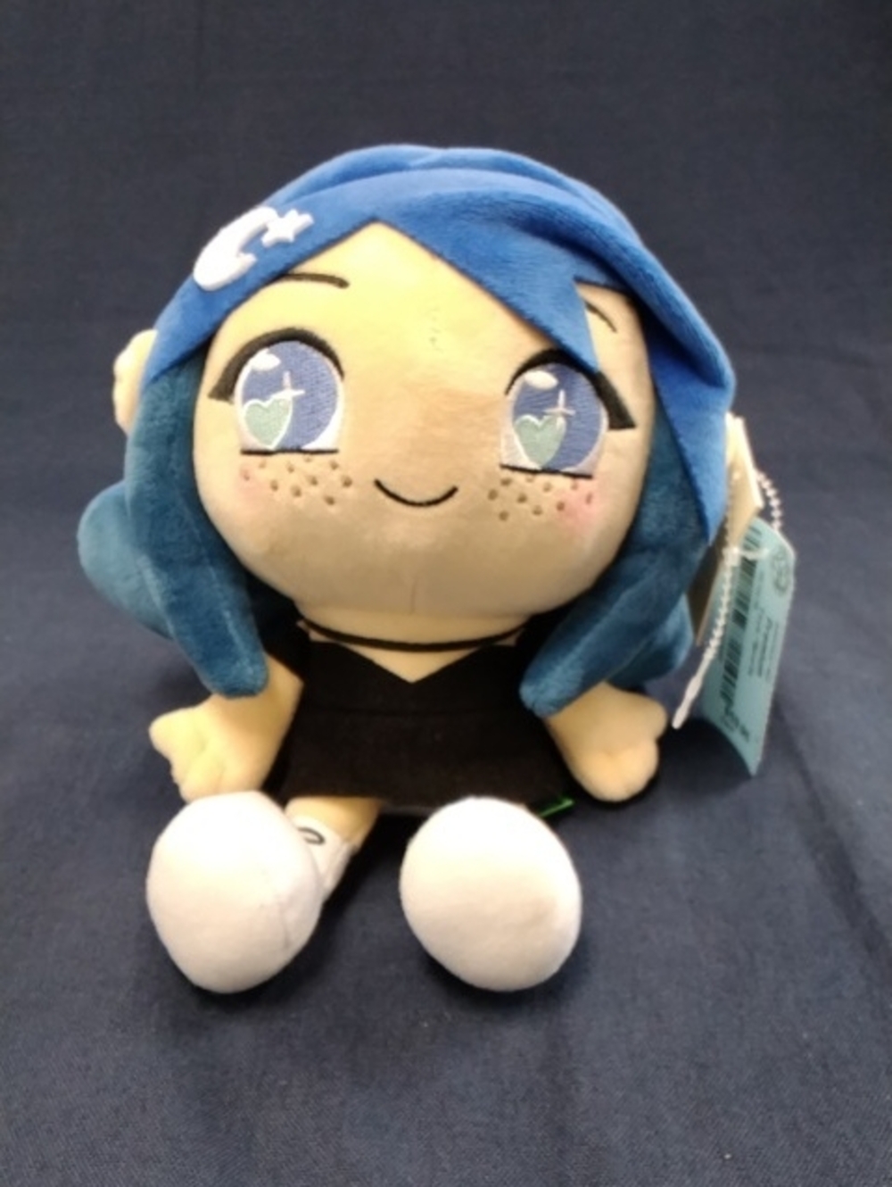 Makeship Rosyclozy Blue-Haired Plush Character Doll - Cute Stuffed Toy